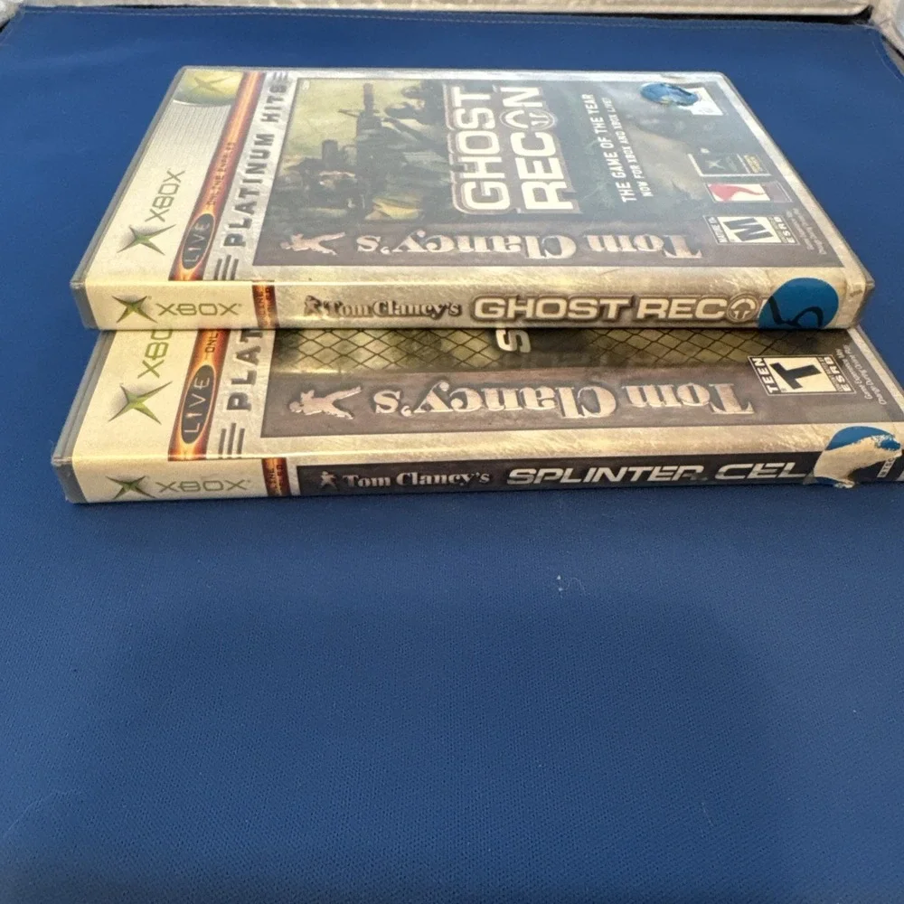 Tom Clancy's Video Game Bundle Original Xbox - Splinter Cell & Ghost Recon CIB